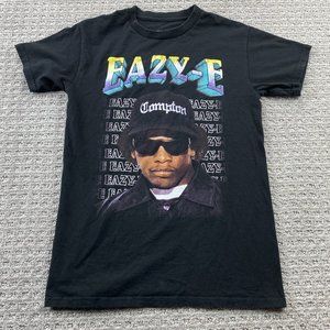 EAZY-E Shirt Men Small S Black Compton Ruthless NWA Rap Hip Hop Old School Tee